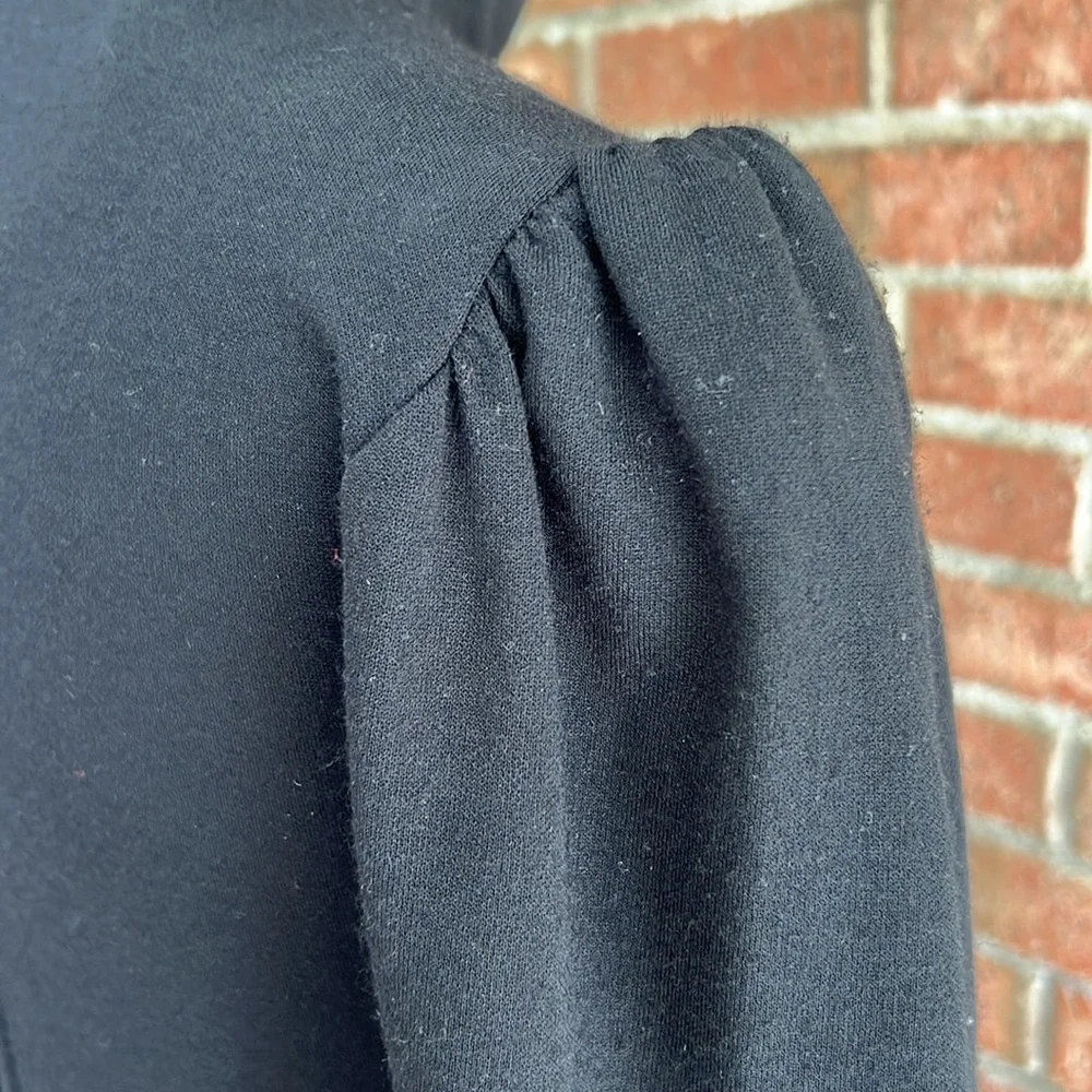 Vintage Go Vicki! Black Long Sleeve Drop Waist Dress size 4 - Picture 7 of 9